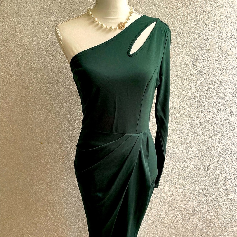 Hunter Green cocktail dress